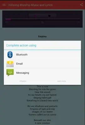Hillsong Worship Music and Lyrics android App screenshot 0